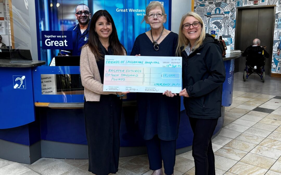The Friends donate to Brighter Futures
