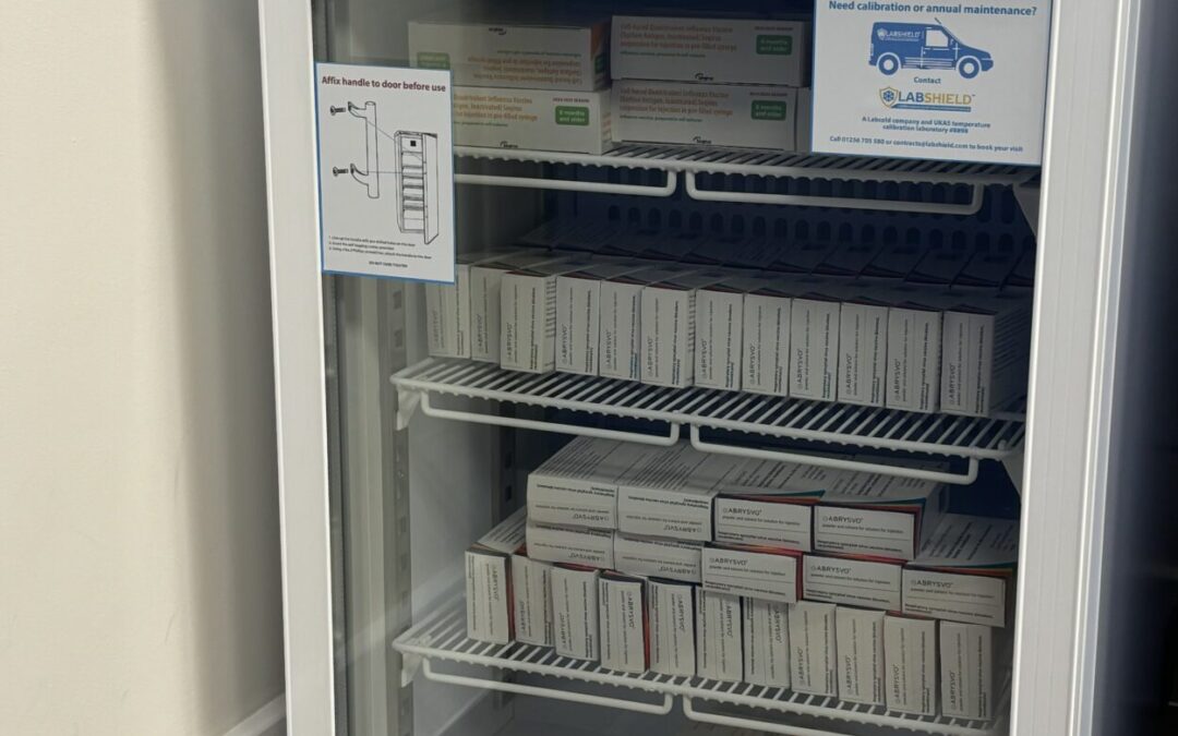 Friends donate funds for vaccine fridge